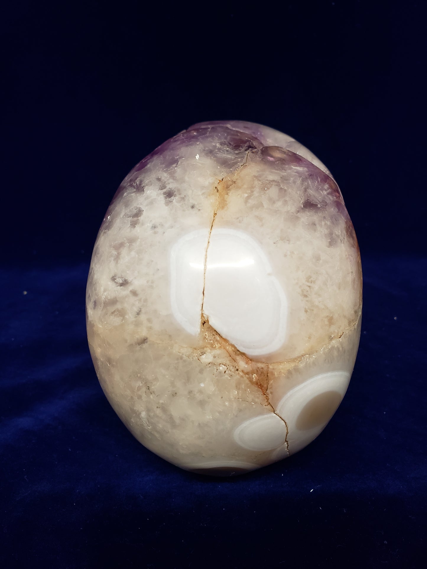 Amethyst Geode Cluster Skull Head