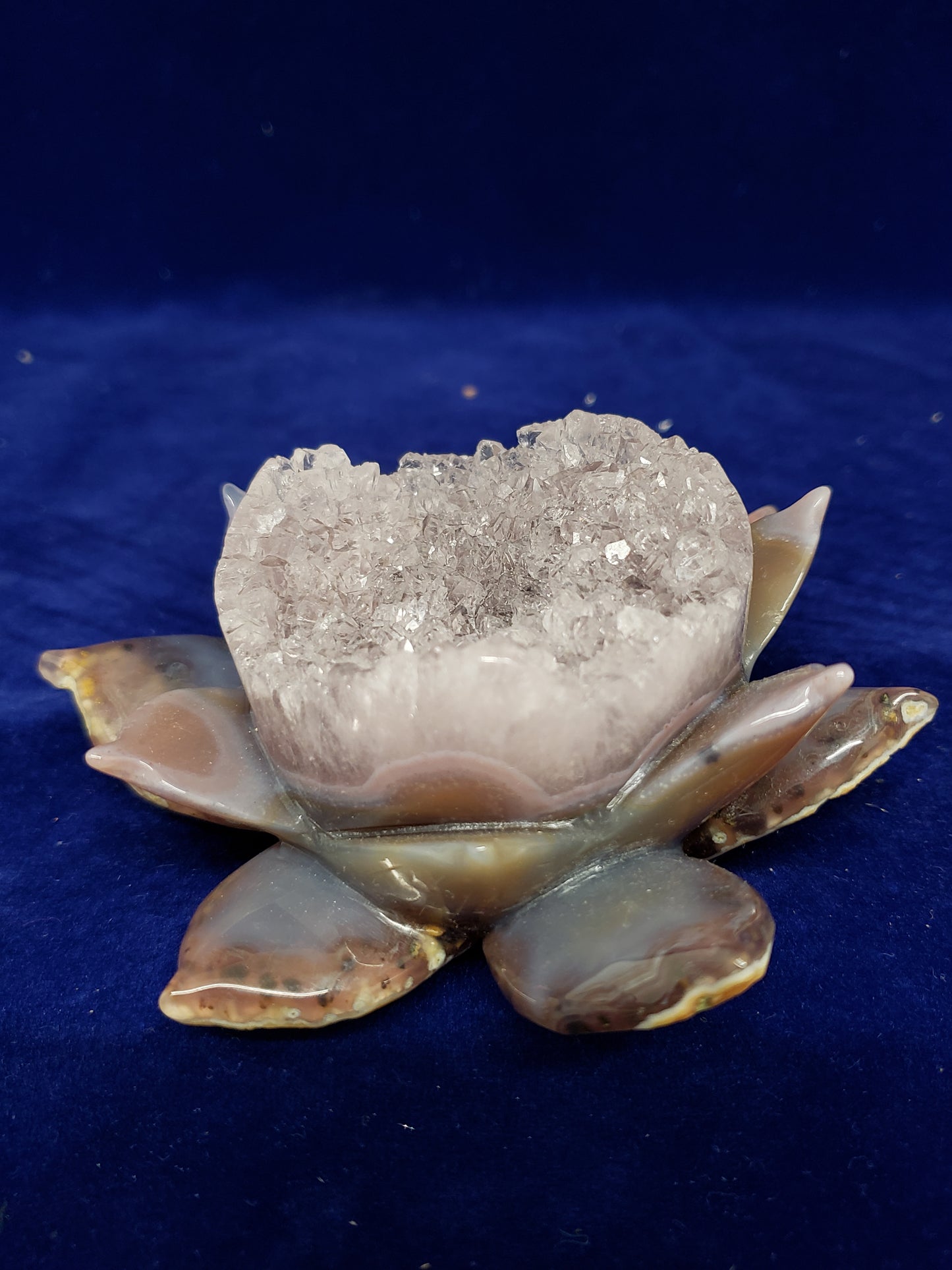 Amethyst Lotus Flower Cluster