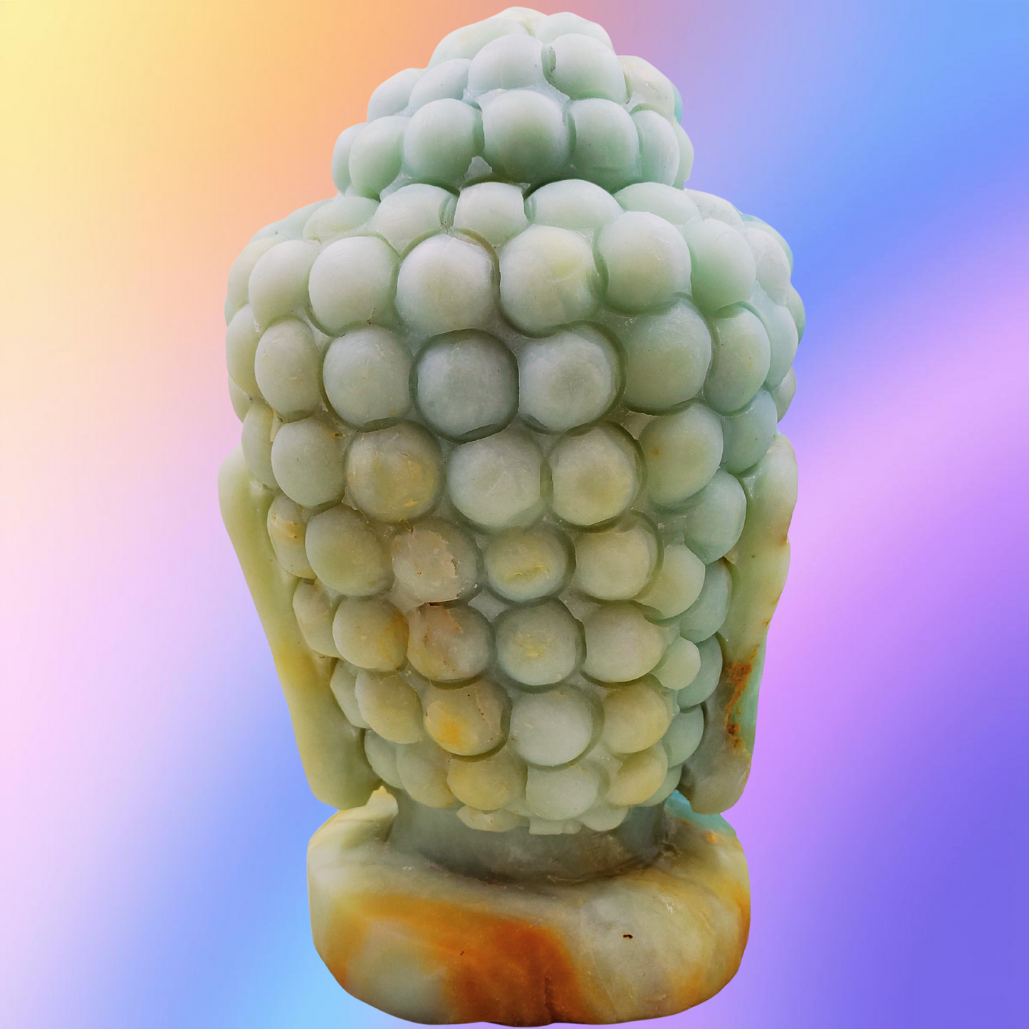 Amazonite Buddha Head