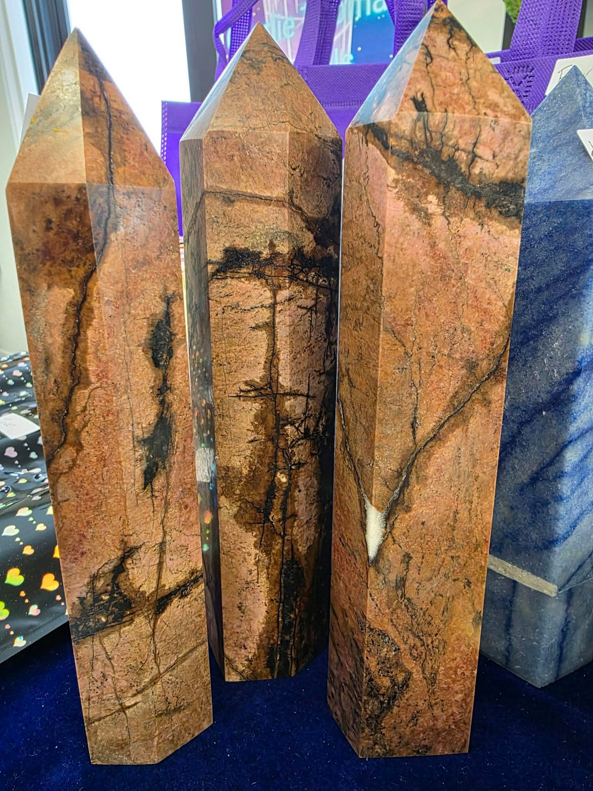 Rhodonite Towers
