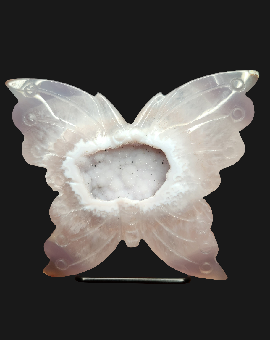 Druzy Agate Butterfly