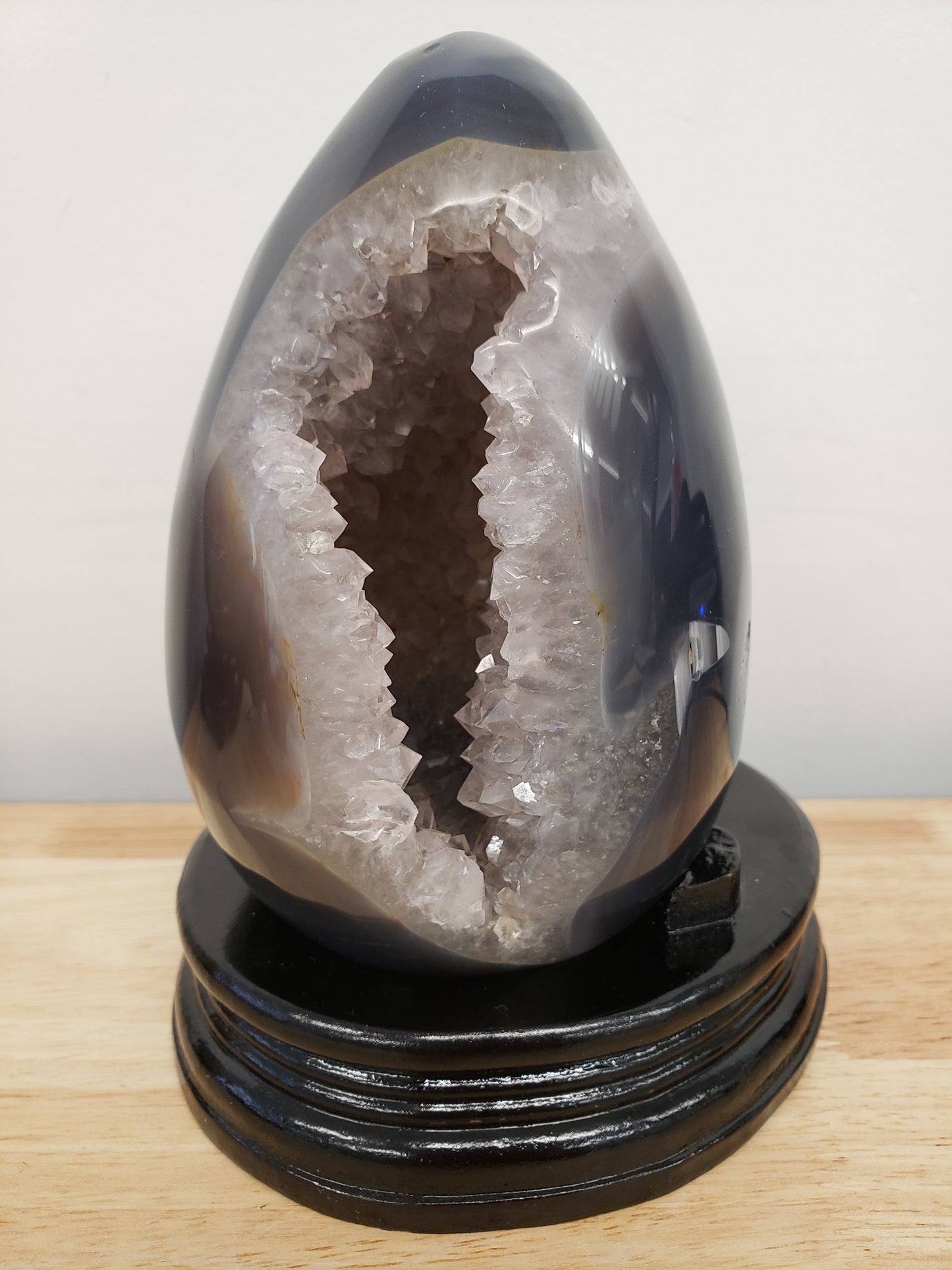 Agate Egg Druzey Cluster