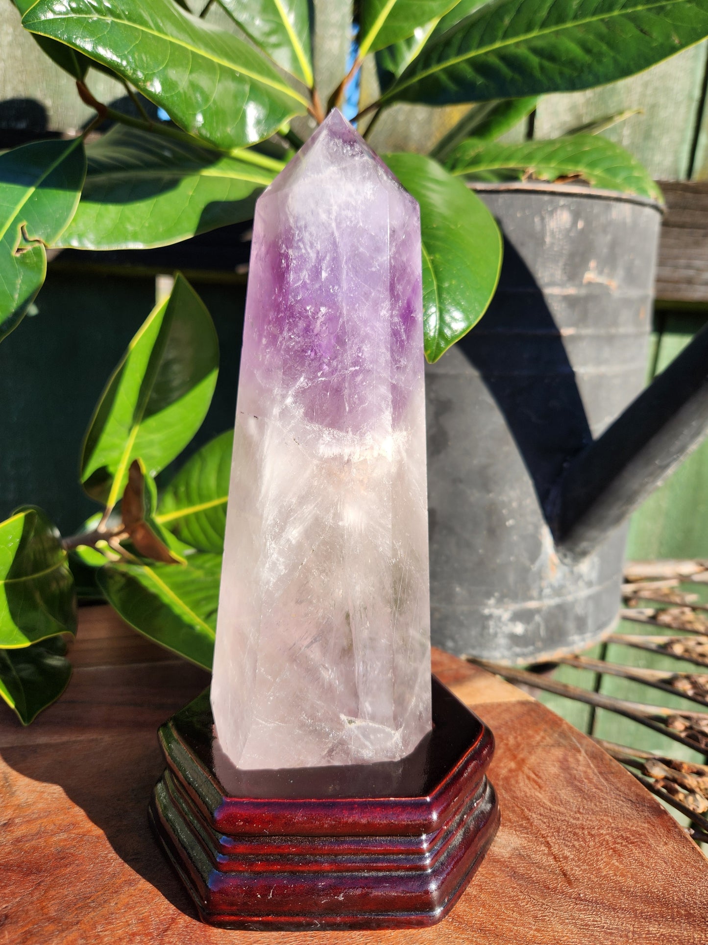 Amethyst Tower on Stand