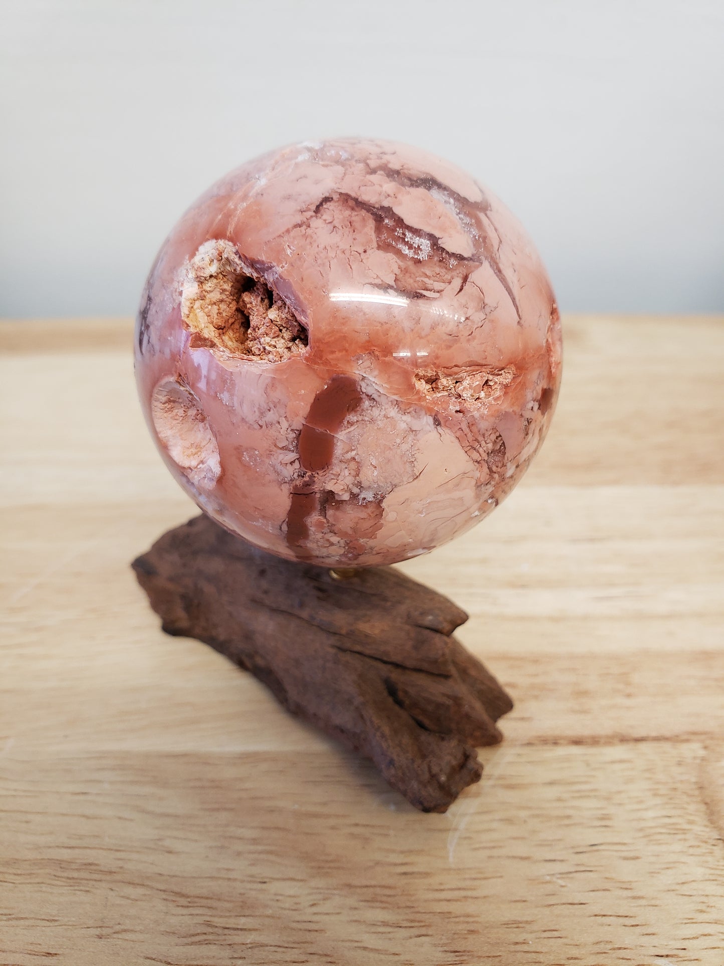 Pink Agate Sphere