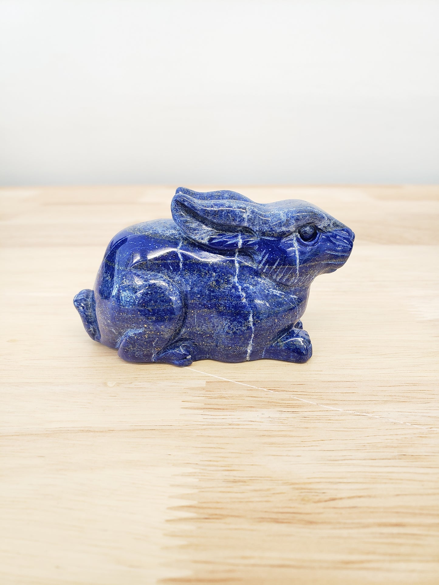 Lapis Lazuli Rabbit Carving