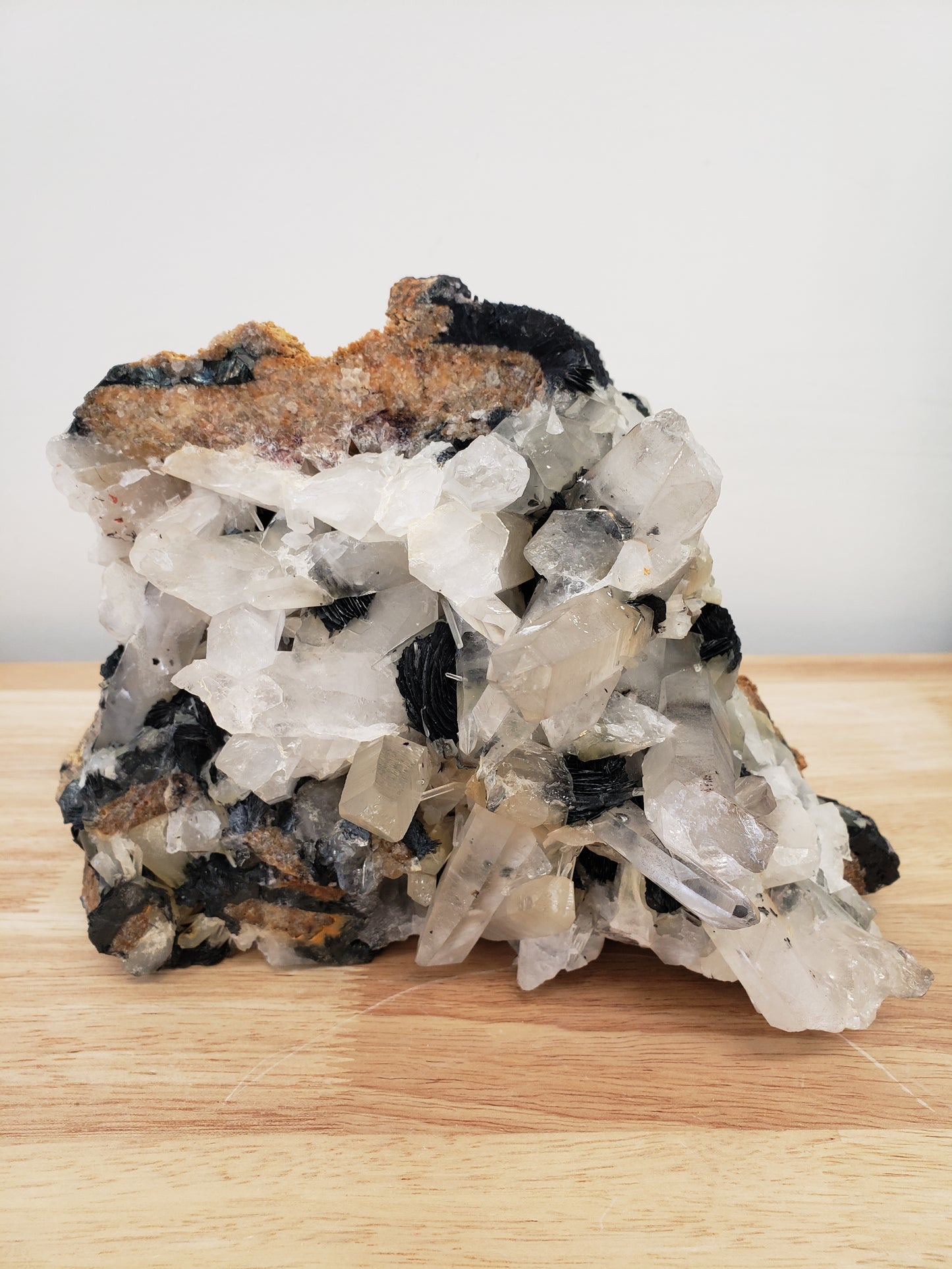 Quartz Cluster with Specularite