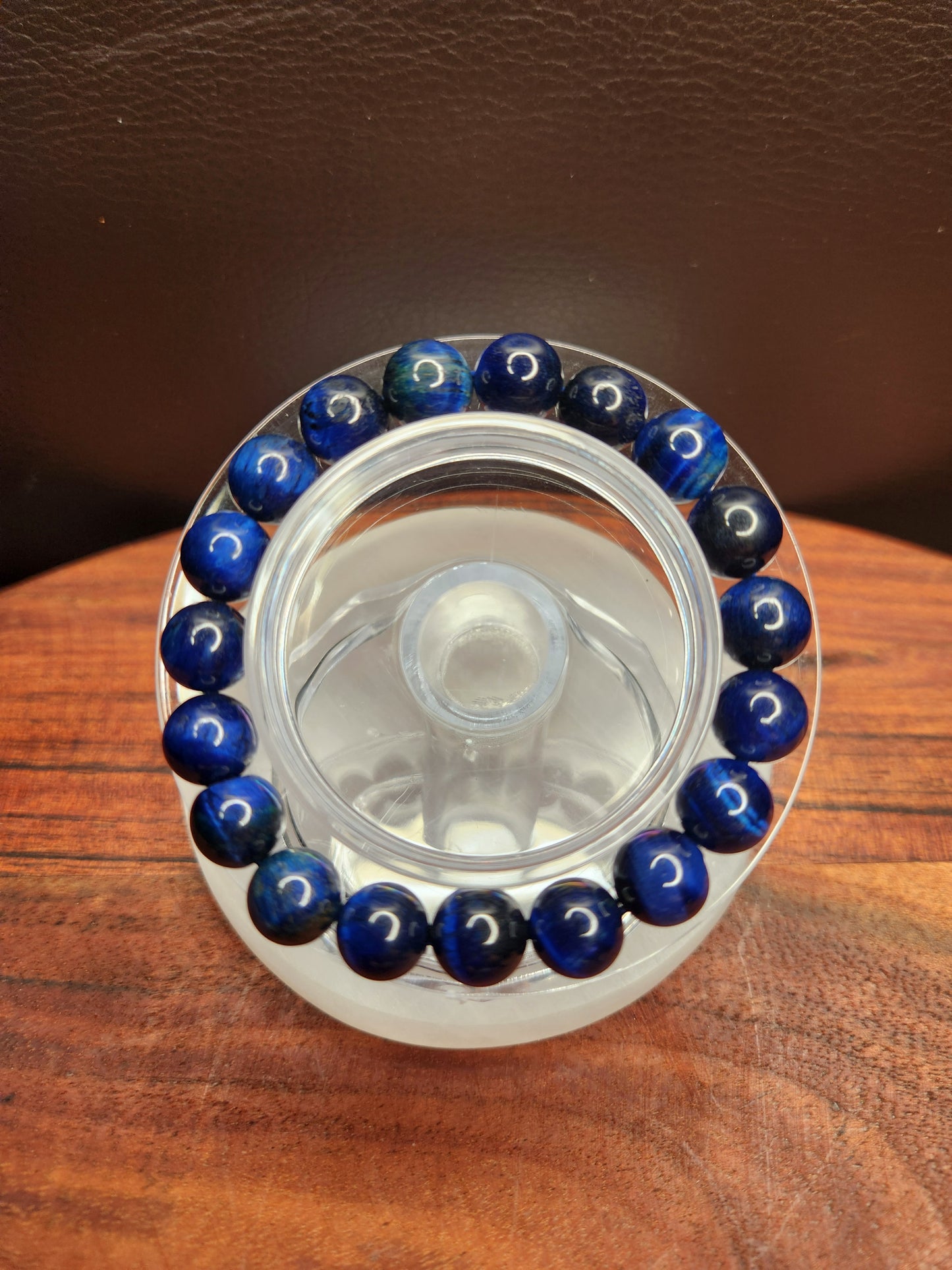 Blue Tigerseye Bracelet Dyed