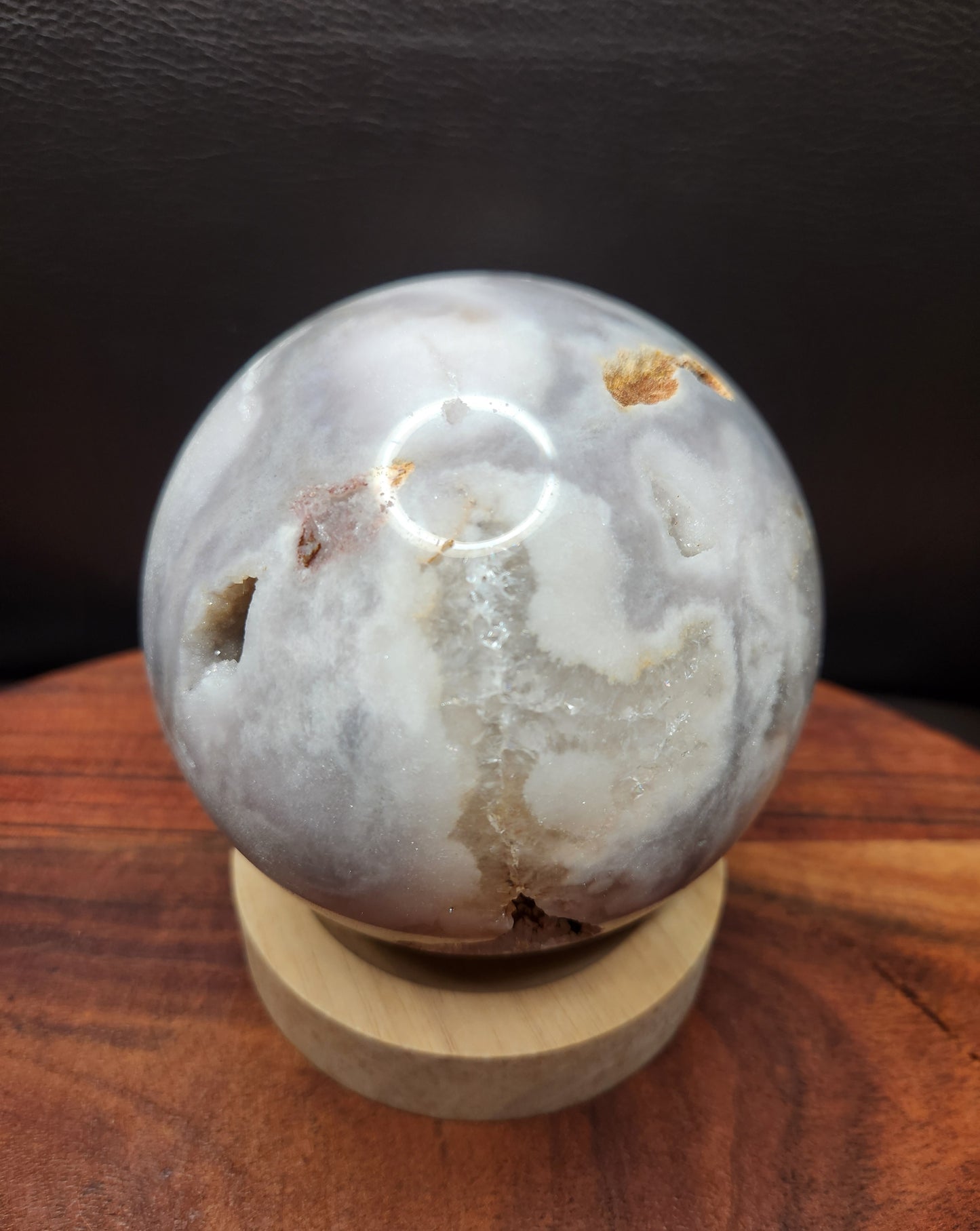 Pink Amethyst Druzy Sphere
