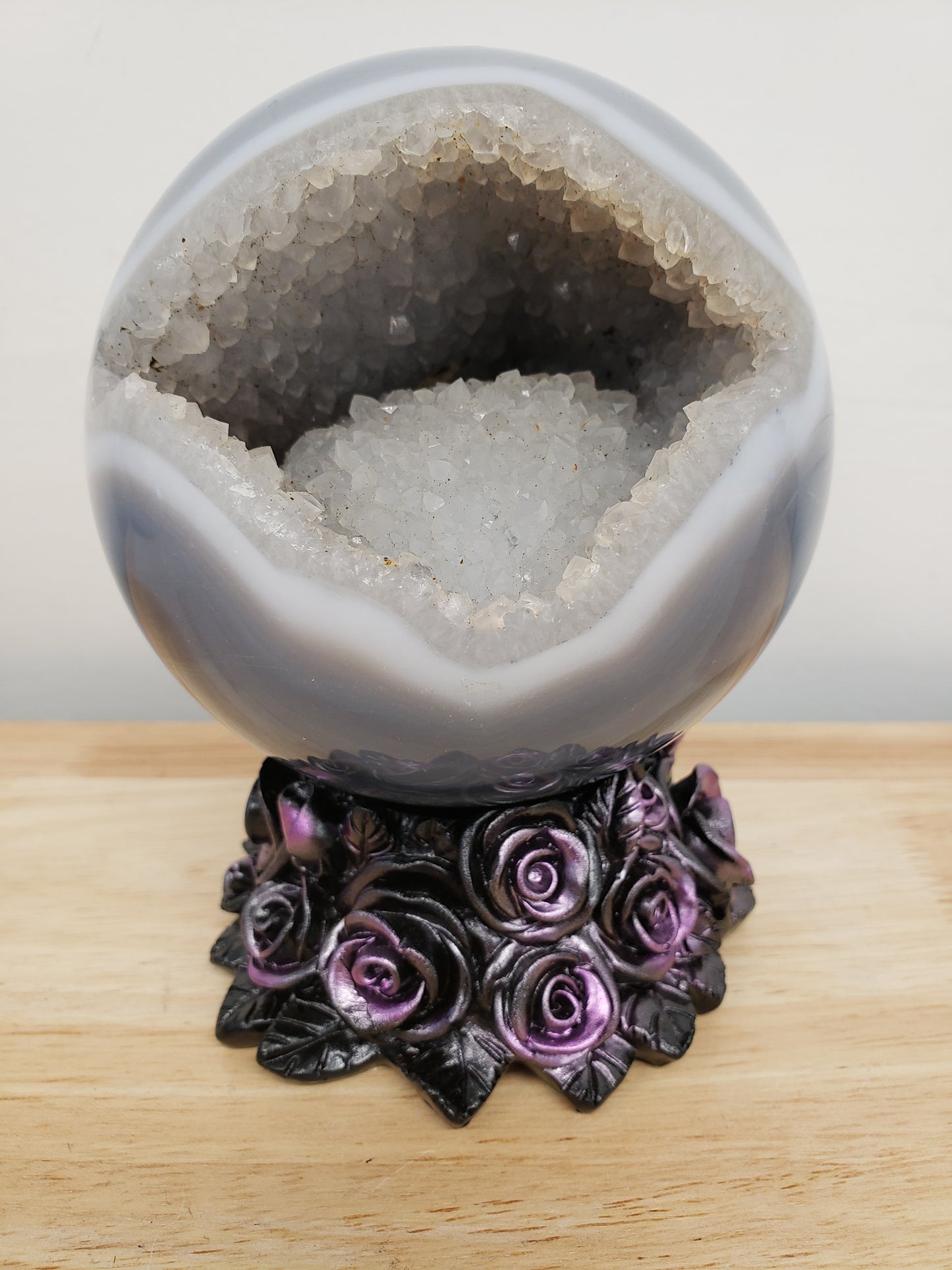 Agate Druzey Sphere Cluster Sphere