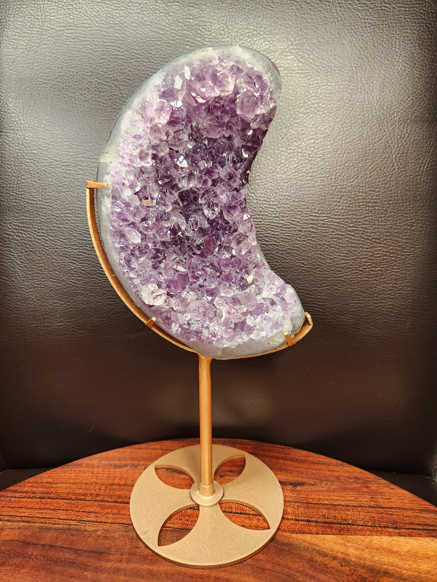 Amethyst Cluster Moon