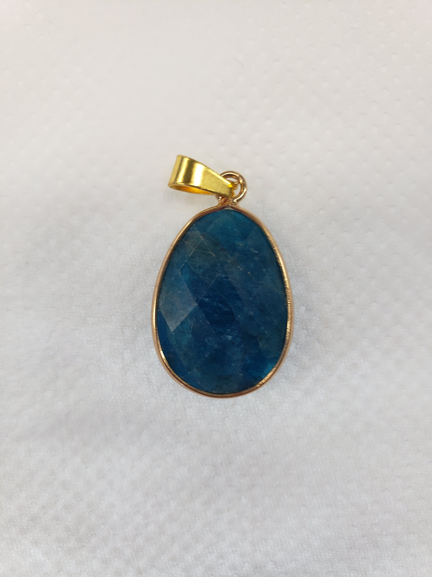 Blue Apatite Pendants