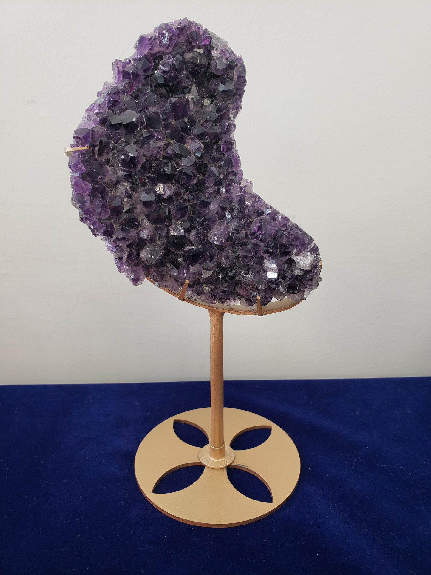 Amethyst Cluster Crescent Moon