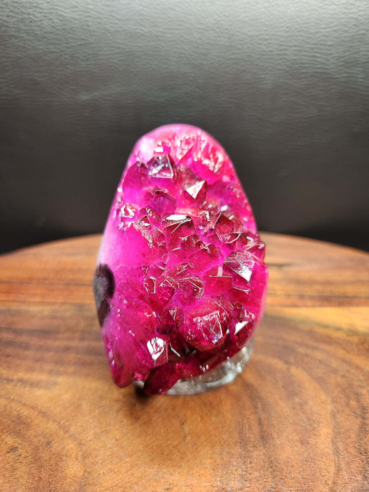 Pink Dyed Amethyst Cluster Freeform