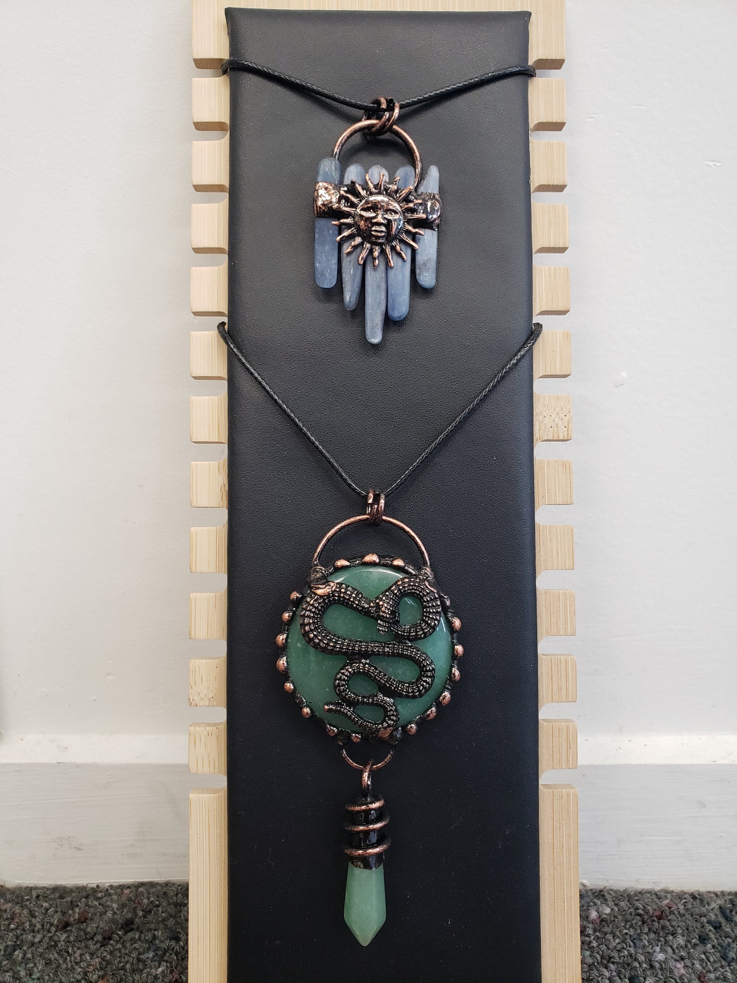 Copper Kunzite Pendants