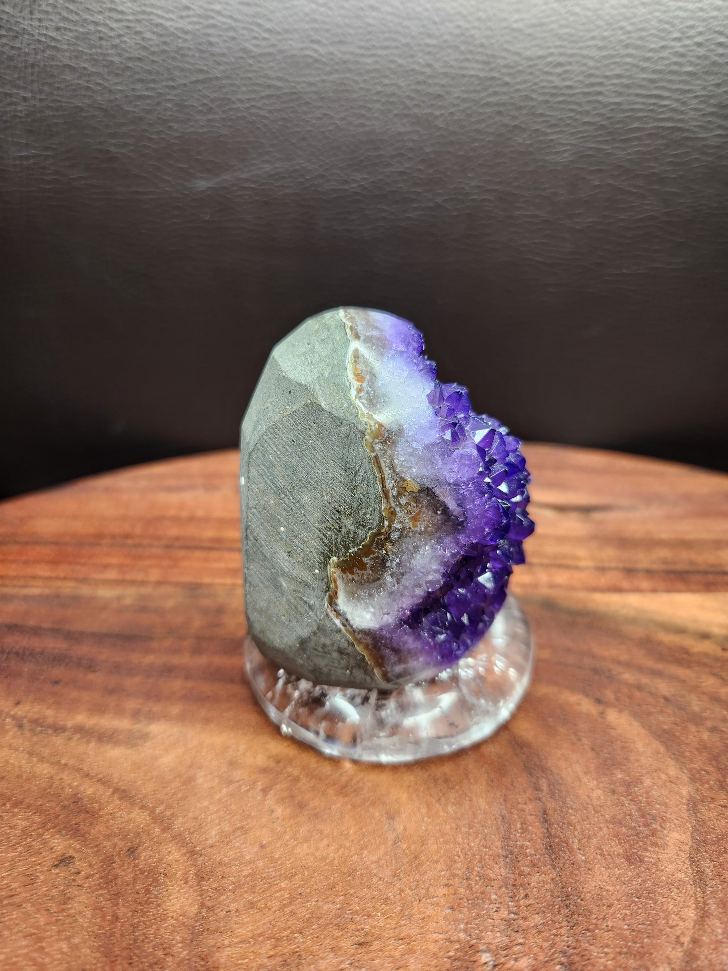 Purple Dyed Amethyst Cluster Freeform