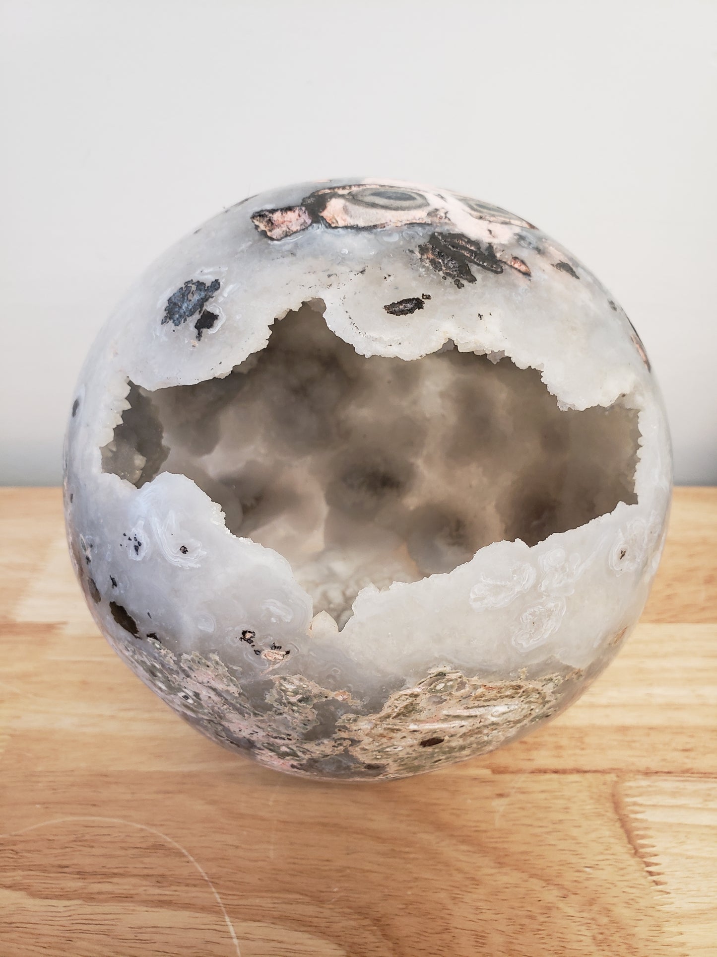 Natural Druzey Quartz Sphere