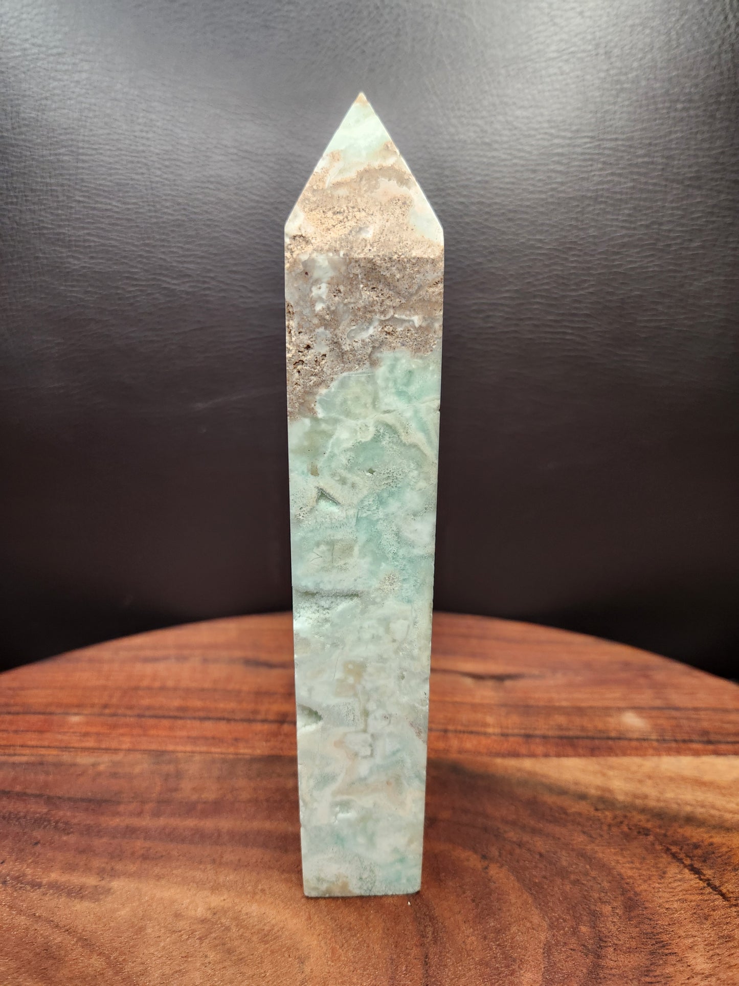 Blue Aragonite Druzy Tower