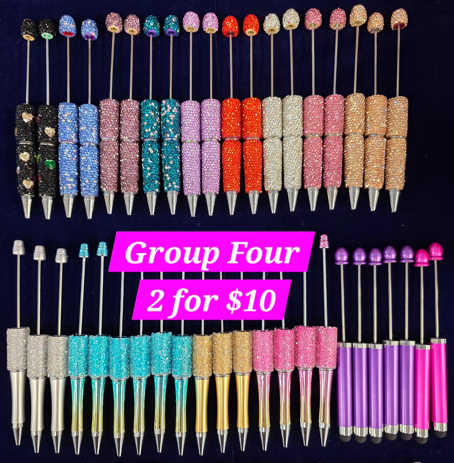 2 for $10 Diamond Bead Pens