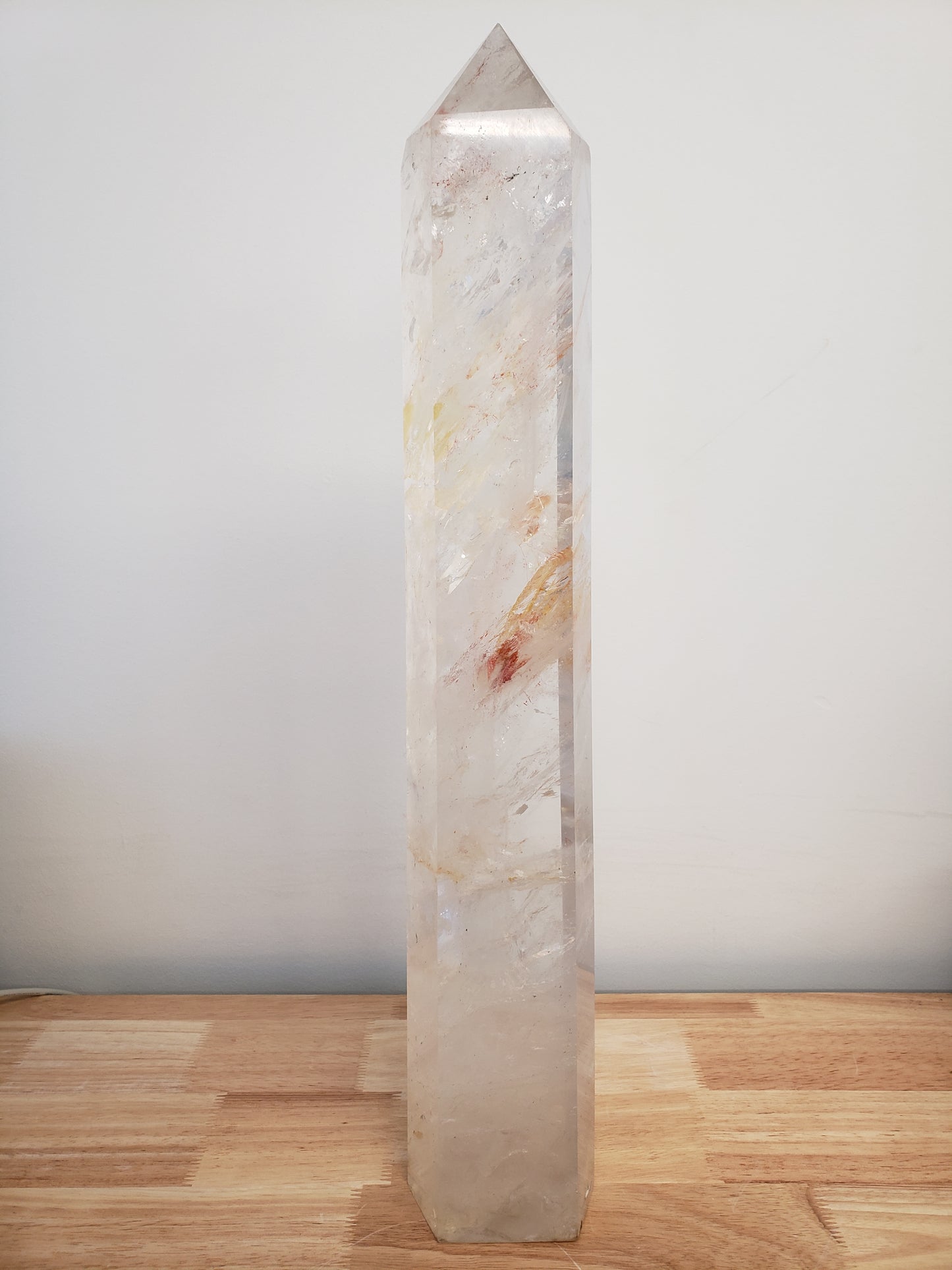 Clear Quartz with Inclusions XXL Tower
