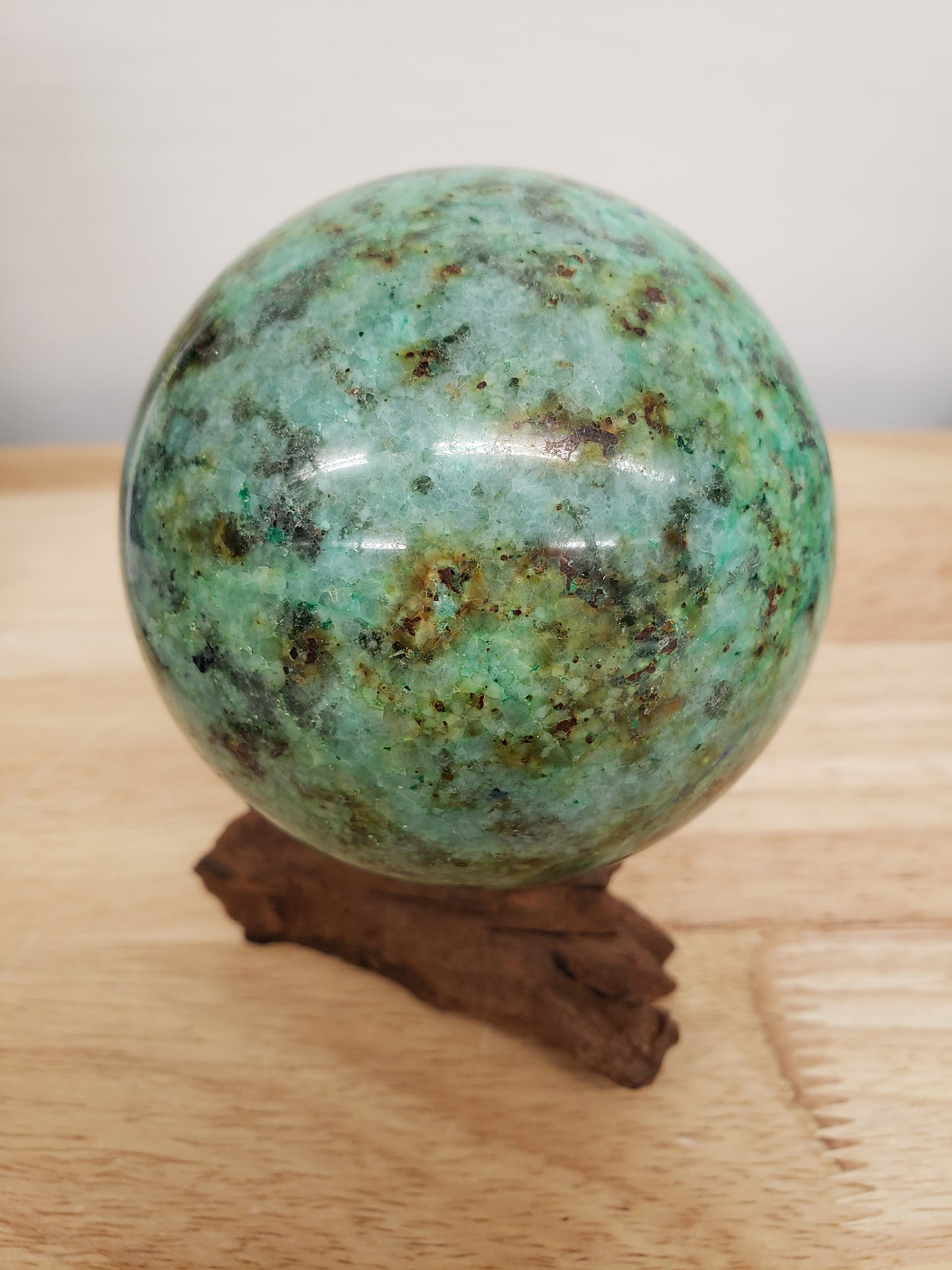 Chrysocolla Sphere