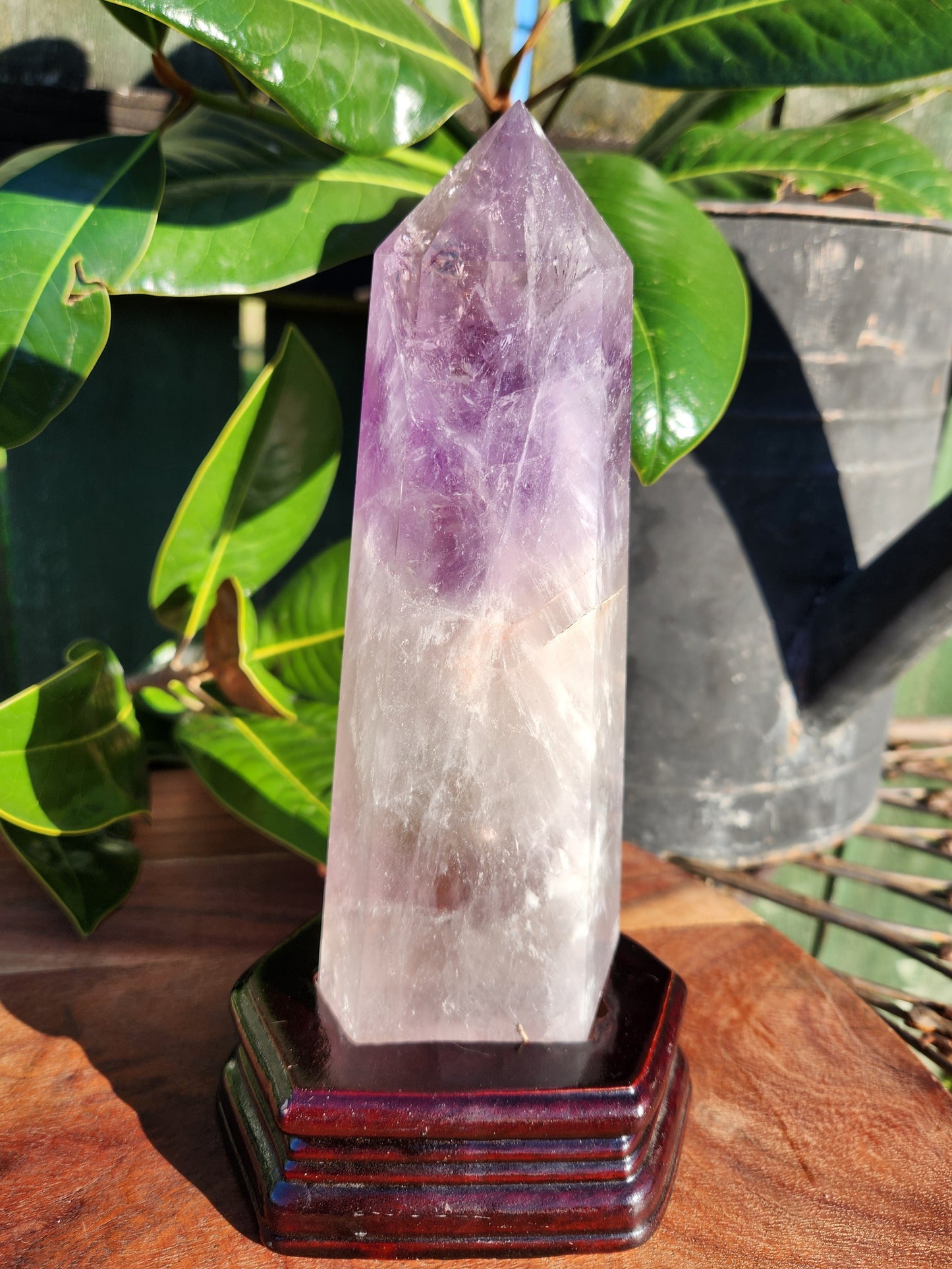 Amethyst Tower on Stand