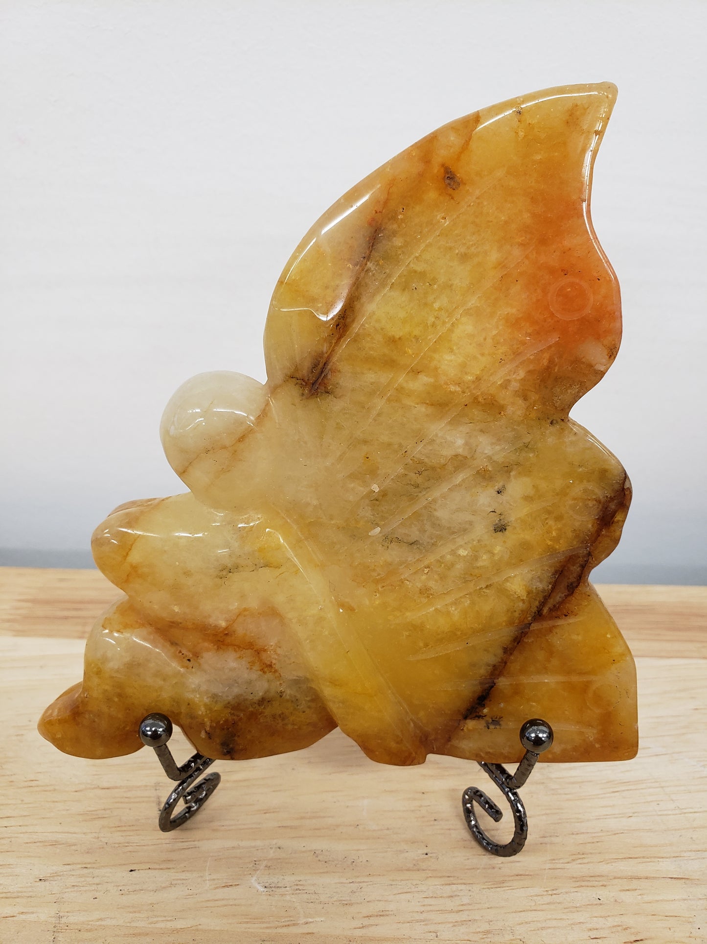 Golden Healer Fairy Carving