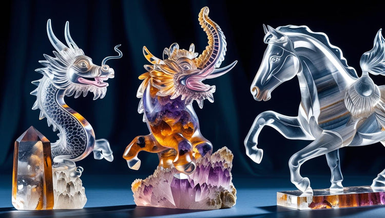 Assorted Crystal Carvings