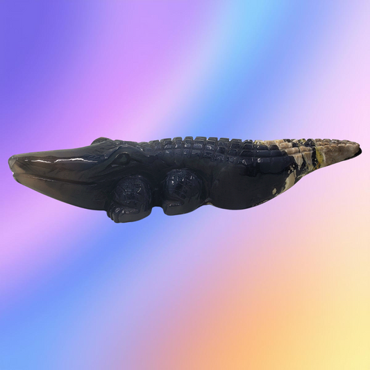 Volcano Agate Crocodile