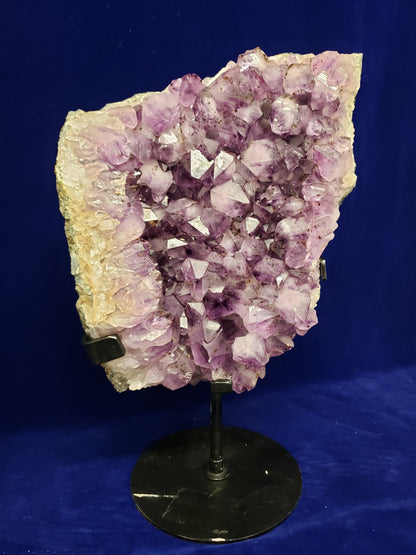 Raw Amethyst Cluster on Stand