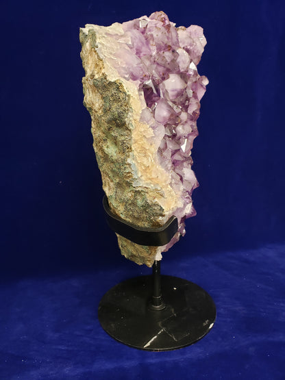 Raw Amethyst Cluster on Stand
