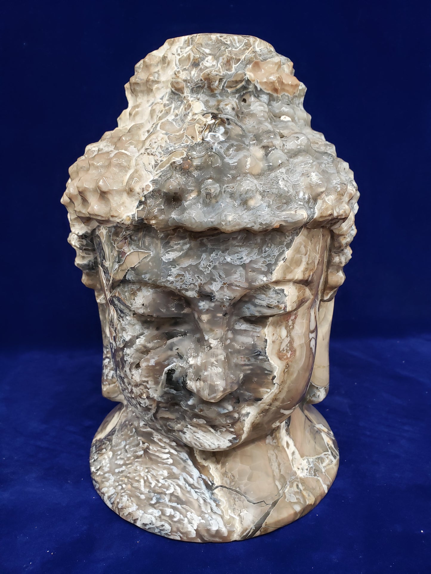Volcano Agate Buddha Head