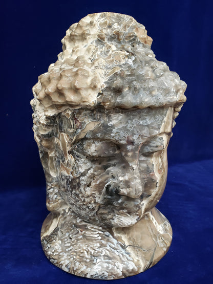Volcano Agate Buddha Head