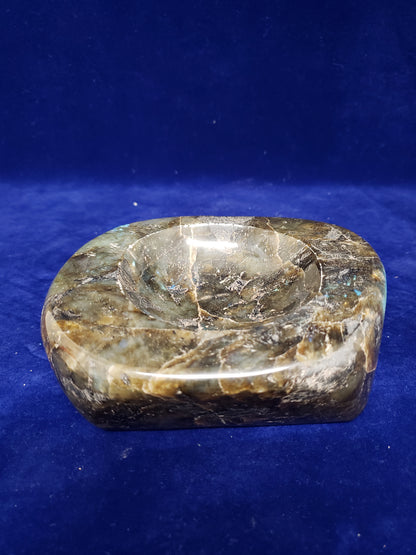 Labradorite Sphere Holder Carving