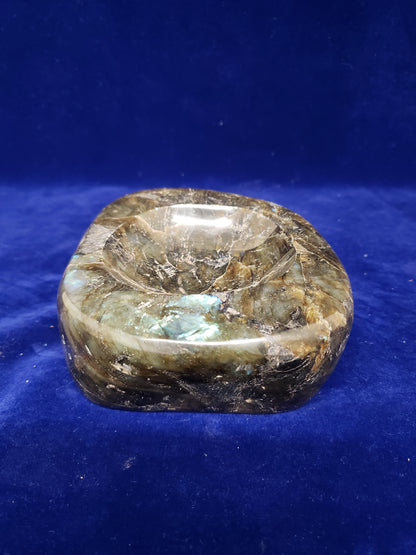 Labradorite Sphere Holder Carving