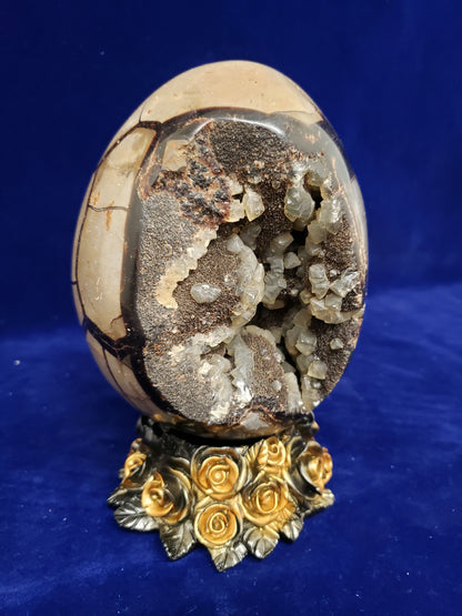 Septarian Druzy Egg