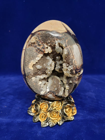 Septarian Druzy Egg