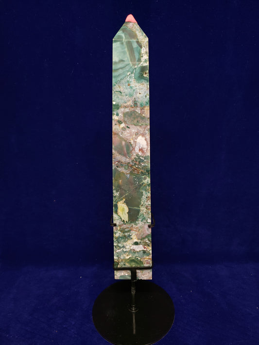 Ocean Jasper Tower with Stand