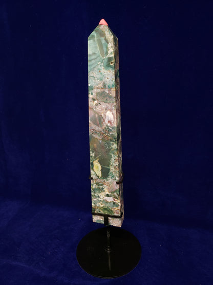 Ocean Jasper Tower with Stand