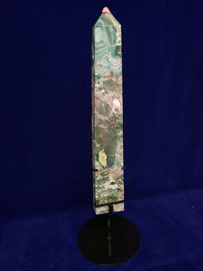 Ocean Jasper Tower with Stand