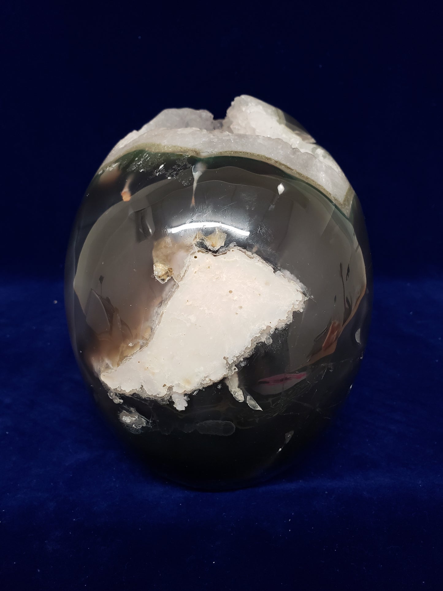 Amethyst Geode Cluster Skull Head