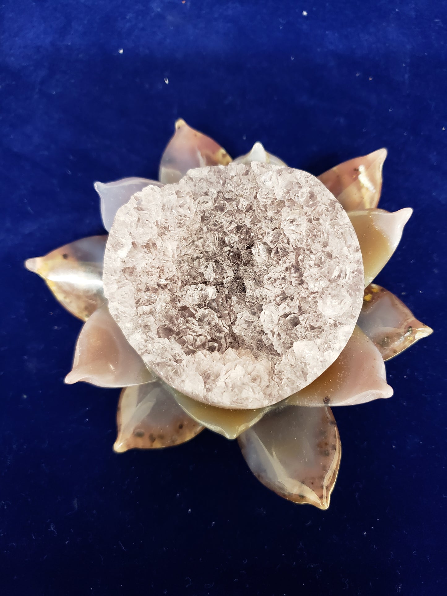 Amethyst Lotus Flower Cluster