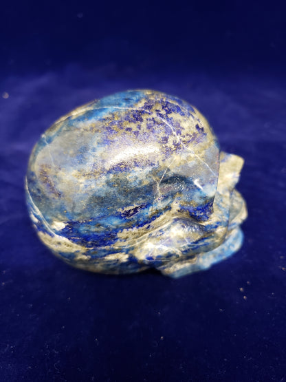 Lapis Lazuli Skull Head