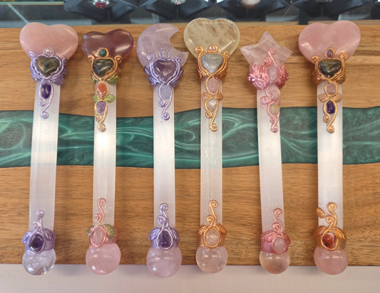 Selenite Crystal Wands