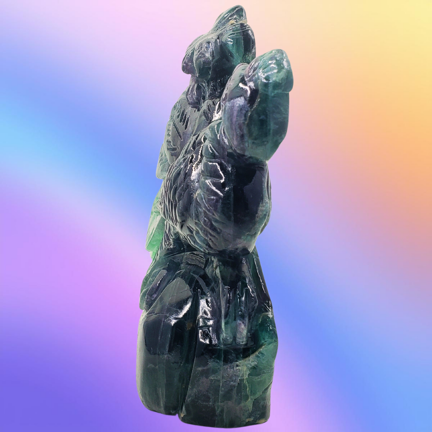 Rainbow Fluorite Peacock