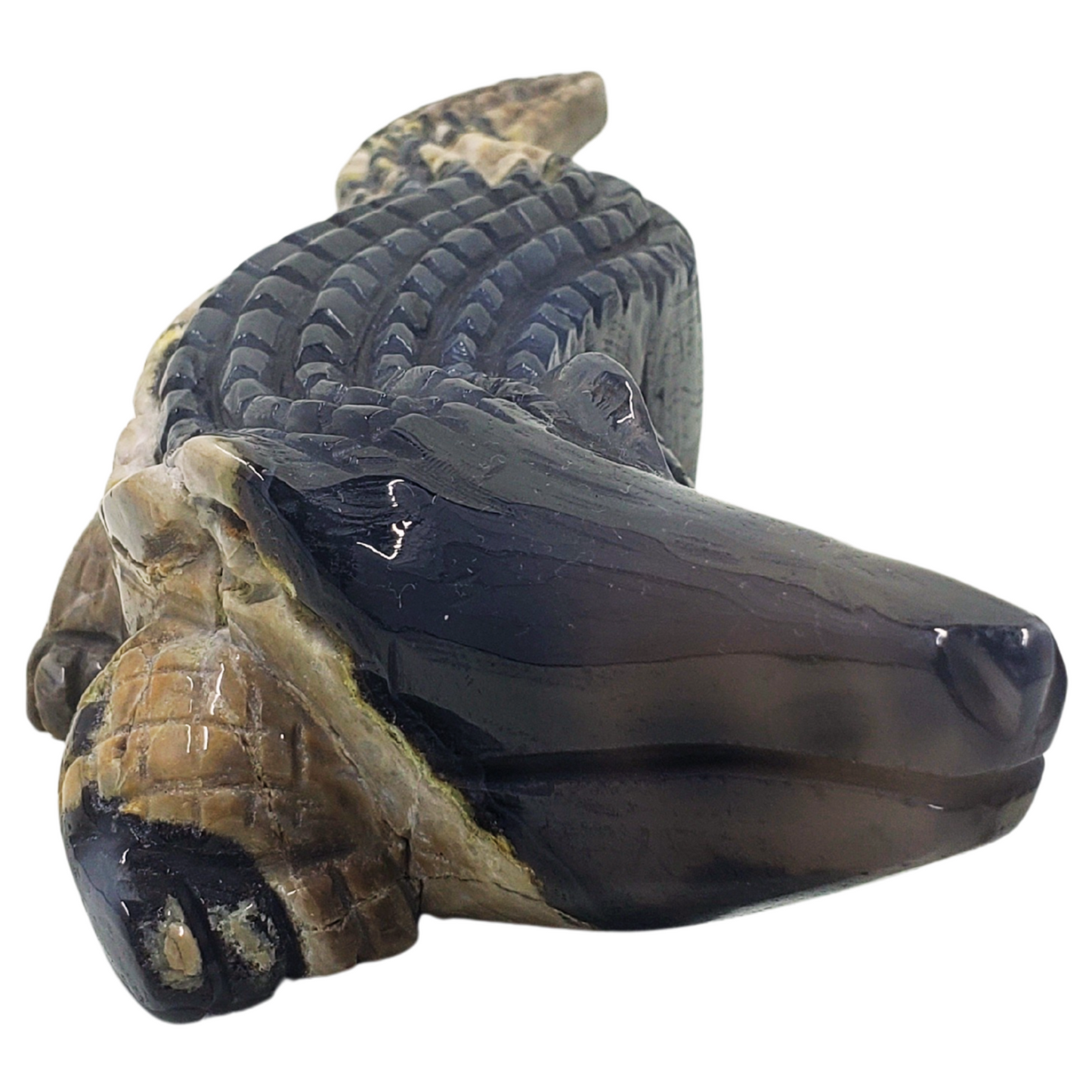 Volcano Agate Crocodile