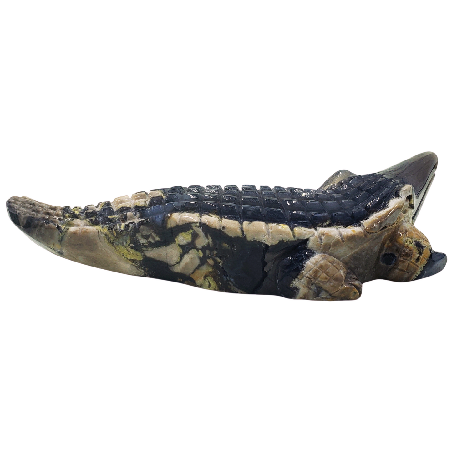 Volcano Agate Crocodile