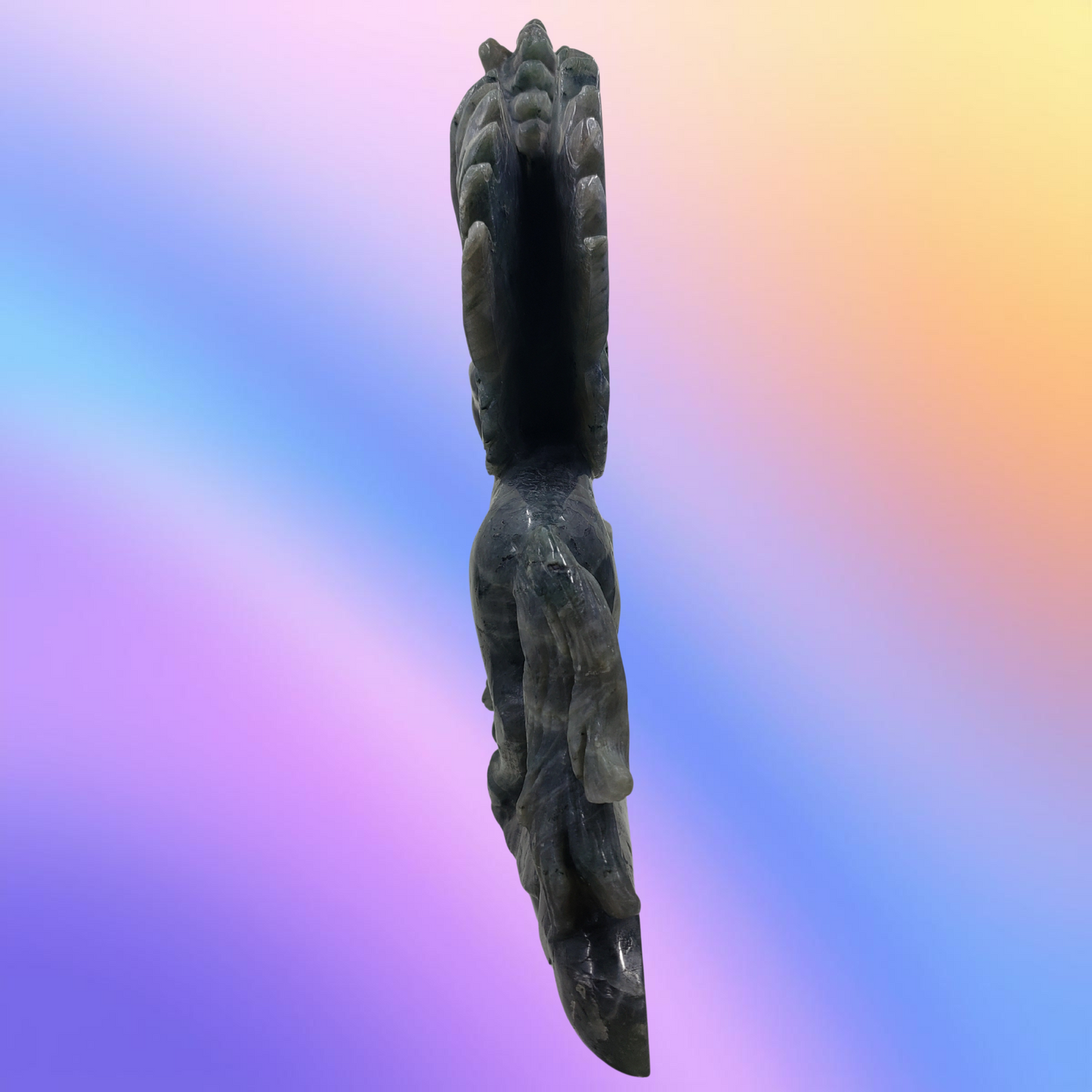 Labradorite Unicorn Carving