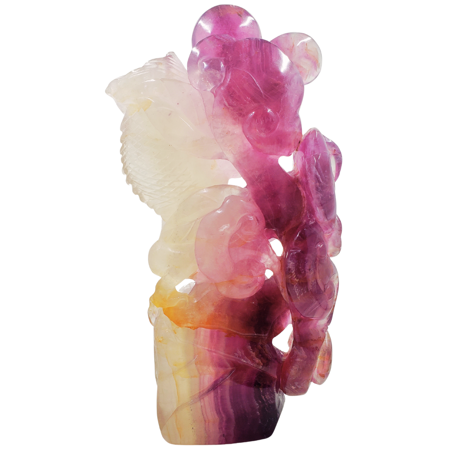 Purple Fluorite Chinese Dragon