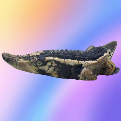 Volcano Agate Crocodile