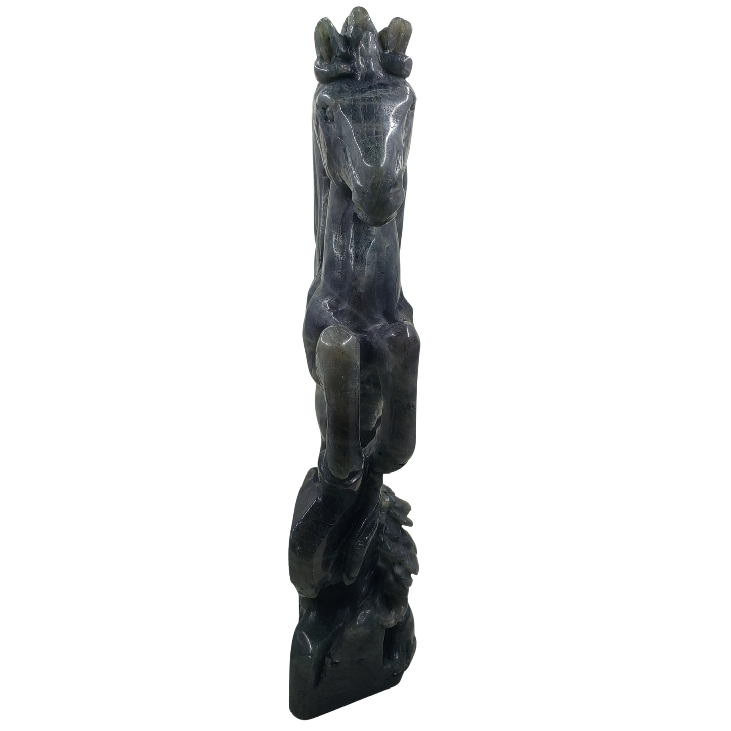 Labradorite Unicorn Carving